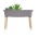 Domowy ogród na drewnianych nóżkach - Szklarenka domowa Respana Planter - 77 cm - kamienny szary