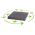 Platforma kwadratowa na kółkach pod doniczki Mobile Platform Square - 29 cm - antracyt