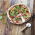 Okrągły kamień do pizzy z uchwytem i nożykiem - 33 cm