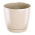 Okrągła doniczka z podstawką Coubi - 24 cm - Kremowa - Prosperplast