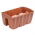 Skrzynka balkonowa Crown do montowania na balustradach - terakota - 40 cm