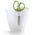 Limes Uno - Doniczka do ziół okrągła śr. 13 cm - biała
