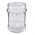 Słoiki zakręcane szklane, słoje - fi 82 - 500 ml ze złotymi zakrętkami - 8 szt.