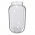 Słoje zakręcane szklane, słoiki - fi 100 - 4,25 l + zakrętki białe - 16 szt.
