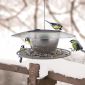 Karmnik dla ptaków z możliwością mocowania na trzonku - Birdyfeed Round - antracyt