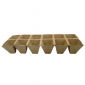 Kwadratowe doniczki torfowe 5 x 5 cm - 12 sztuk